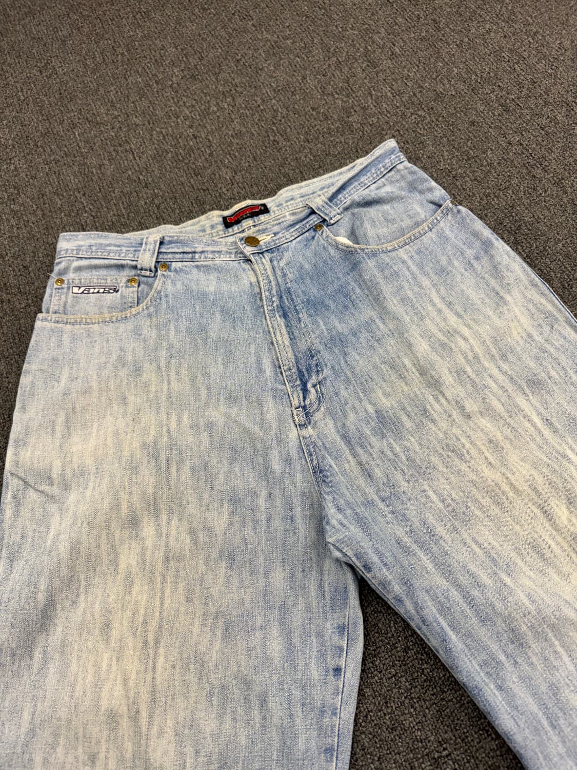 OS)Vans U.S.A 빈티지 연청 버뮤다 데님 팬츠 상품이미지4