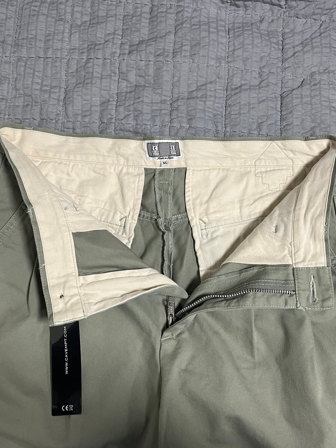CAVEMPT 카브엠트 투턱 치노팬츠 XL 상품이미지3