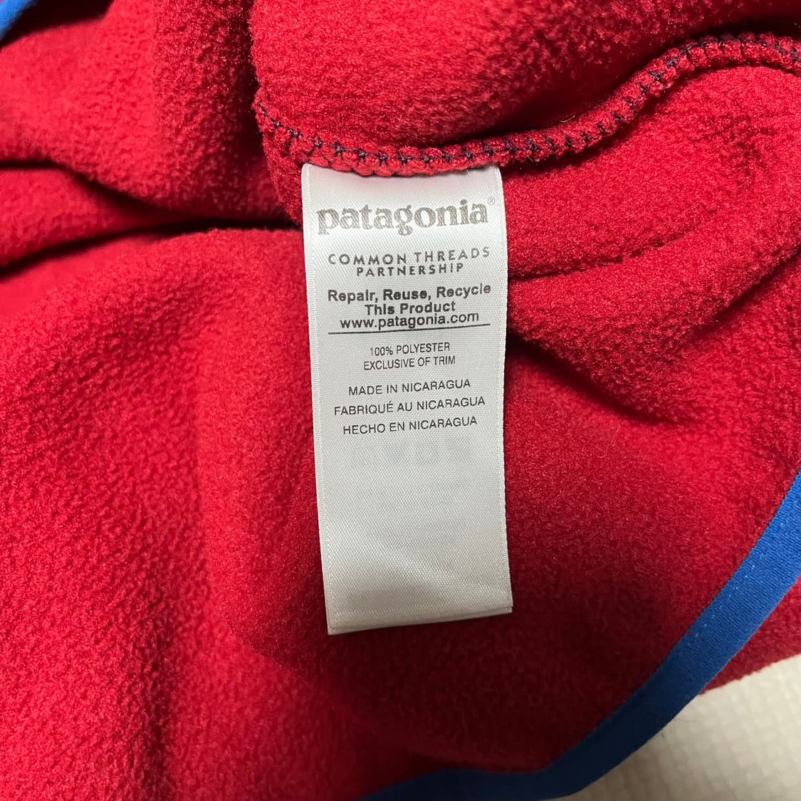 파타고니아 신칠라 네이비/레드 상품이미지4
