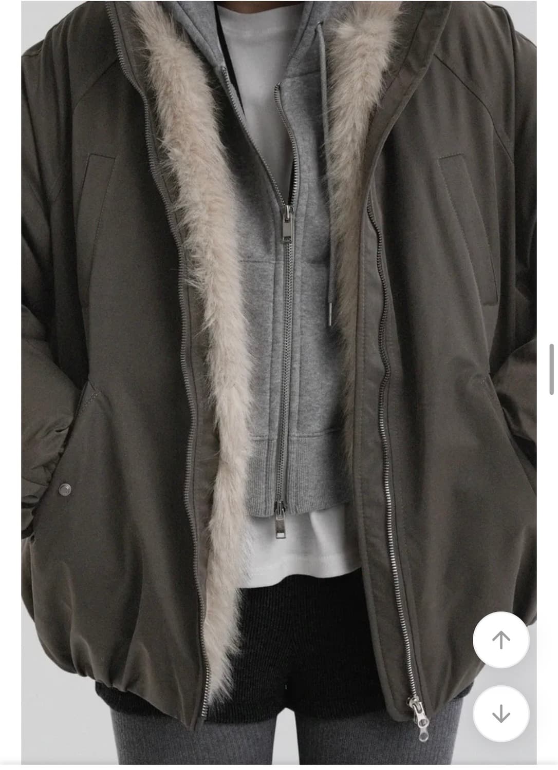 어텀 마레퍼하프점퍼  상품이미지2