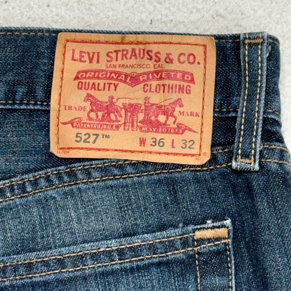 LEVI'S 527 부츠컷 데님 팬츠 W36 L32 상품이미지5