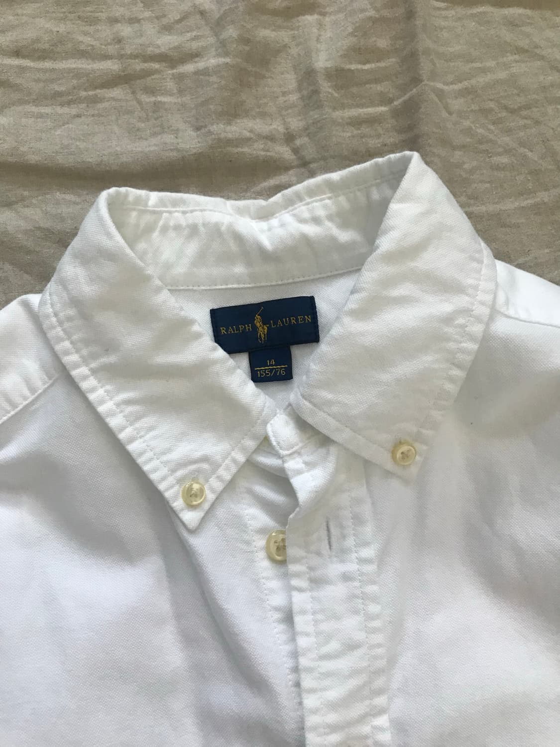 폴로 랄프로렌 포니 로고 화이트 셔츠 상품이미지7