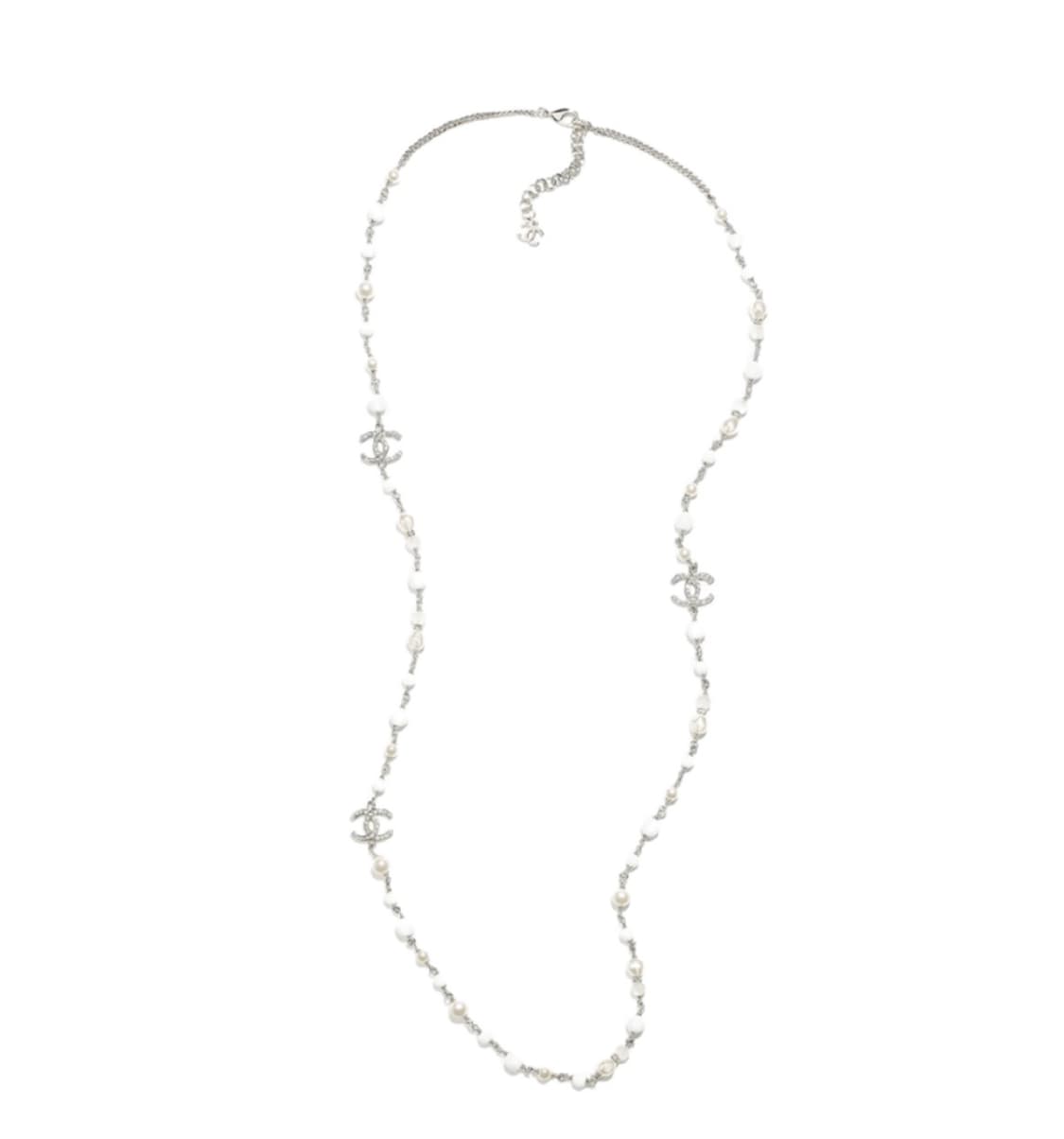 샤넬 목걸이 메탈 글래스 펄 내츄럴 상품이미지1