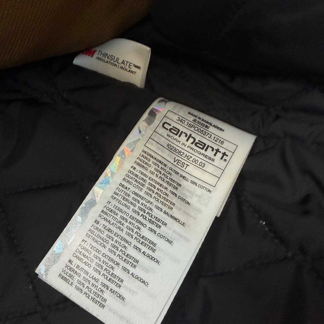 Carhartt Wip 칼하트 워크 베스트 S 상품이미지4