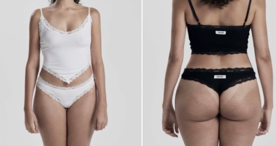 오도어 로맨스 팬티 블랙.화이트  상품이미지1