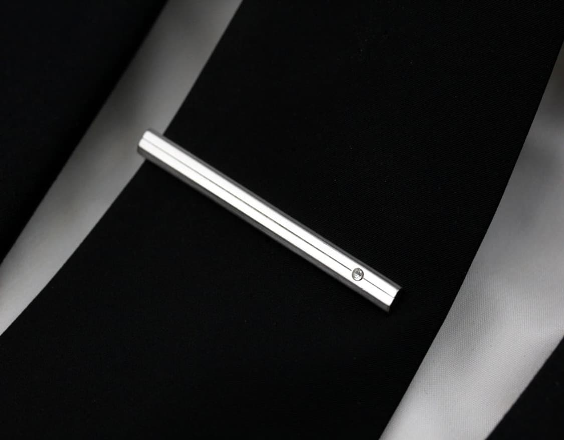 캐서린햄넷 B+등급 6cm 남자 명품 넥타이핀 빈티지 상품이미지6