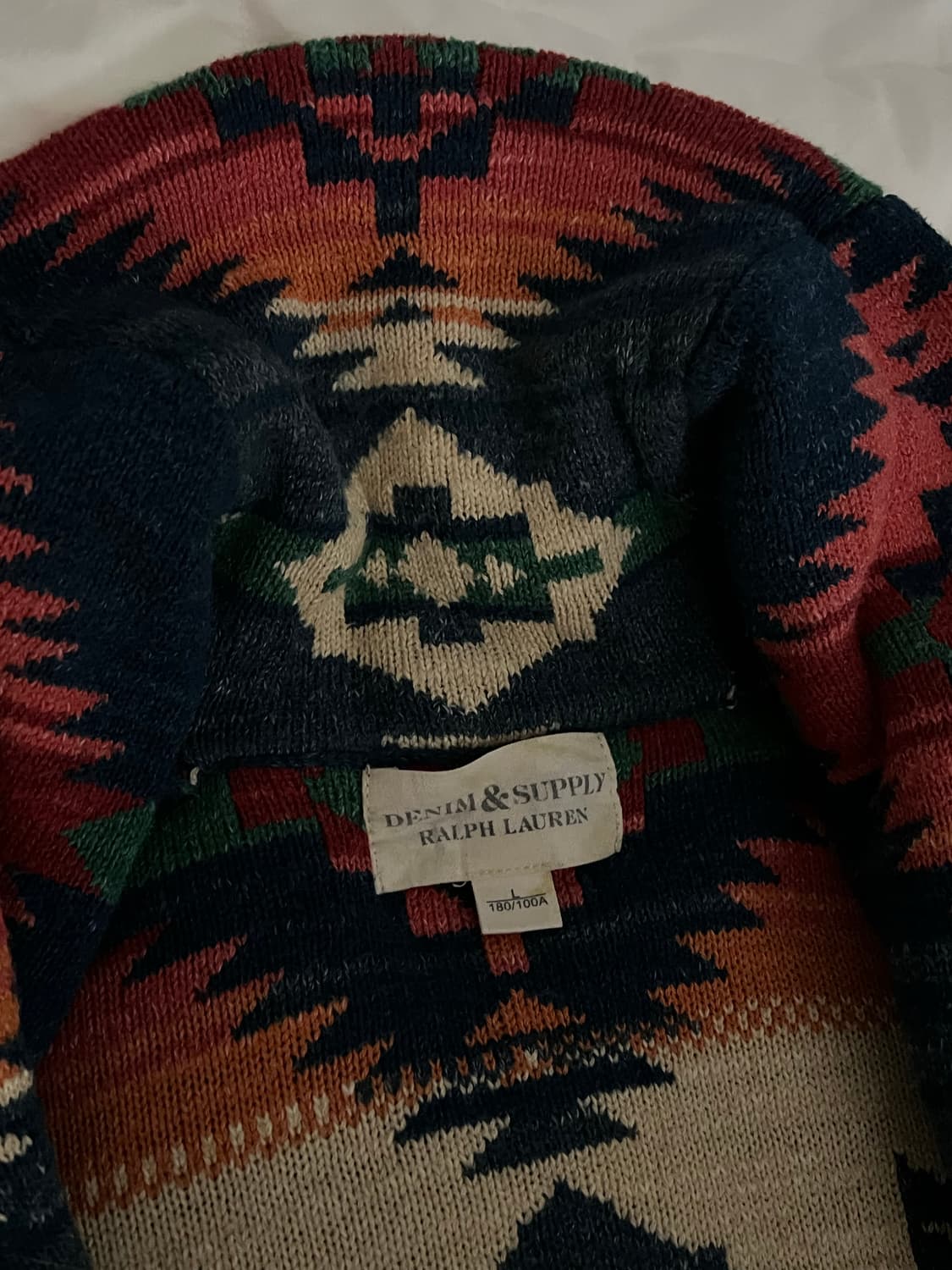 랄프로렌 빈티지라인 가디건 사이즈 L 상품이미지5