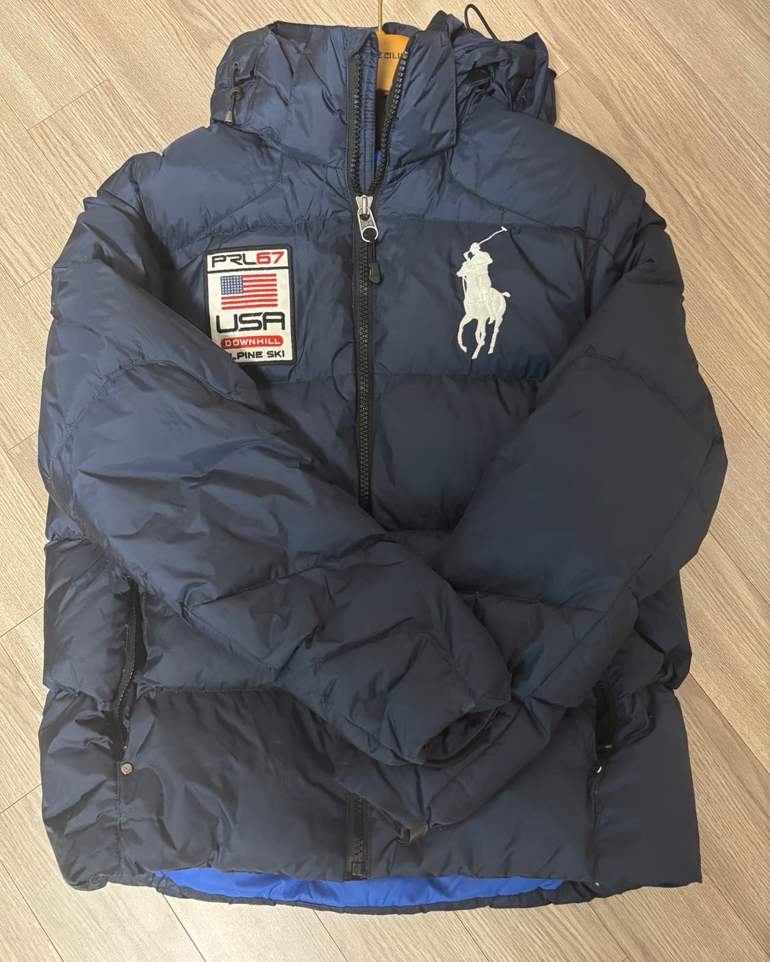 [L] 폴로 빅포니 성조기 패딩 상품이미지1