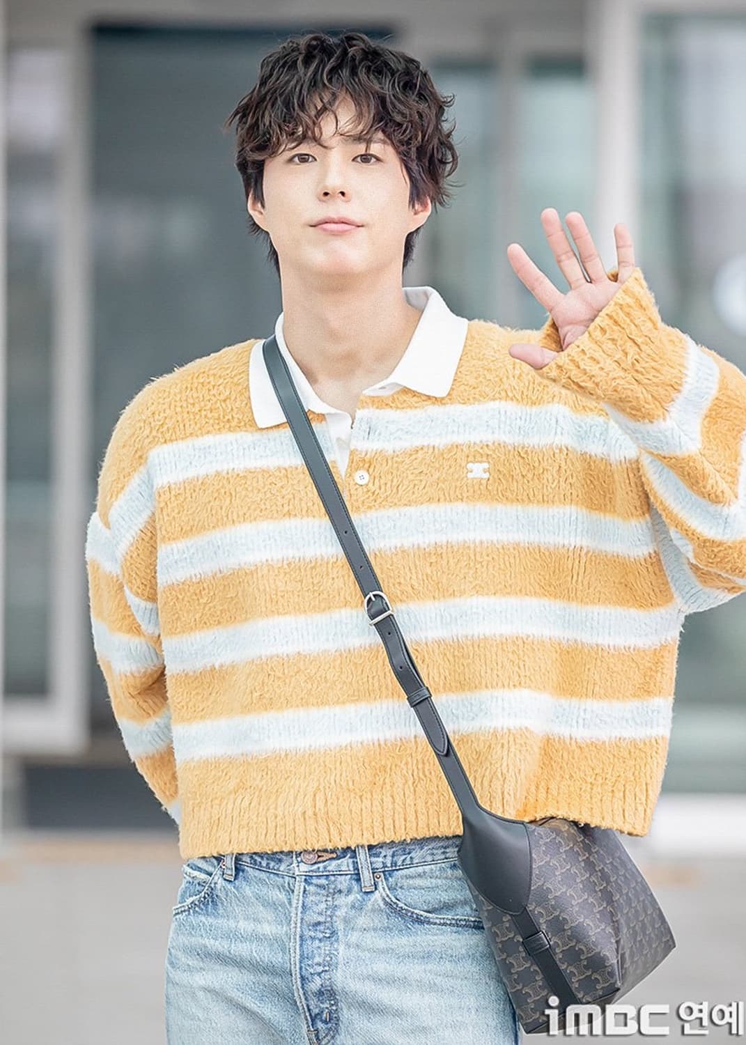 [박보검님 착용] 셀린느 25fw 브러시드 폴로 스웨터 상품이미지2