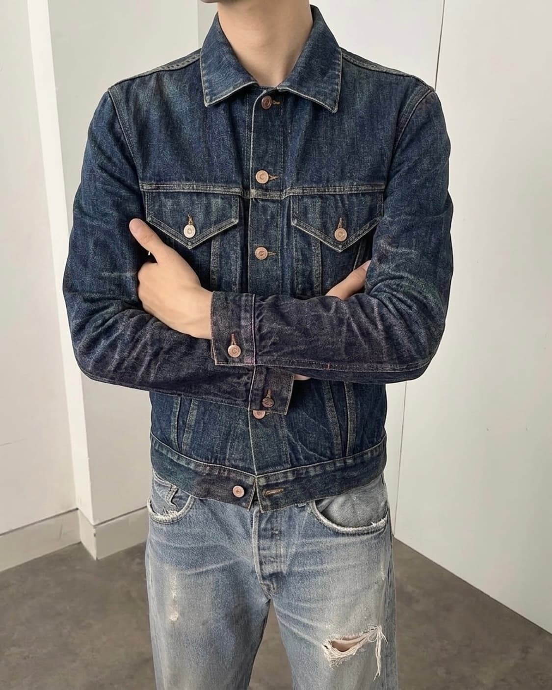 [역대급 에이징] A.P.C. 아페쎄 프리미엄 일본산 셀비지 데님 자켓 상품이미지5