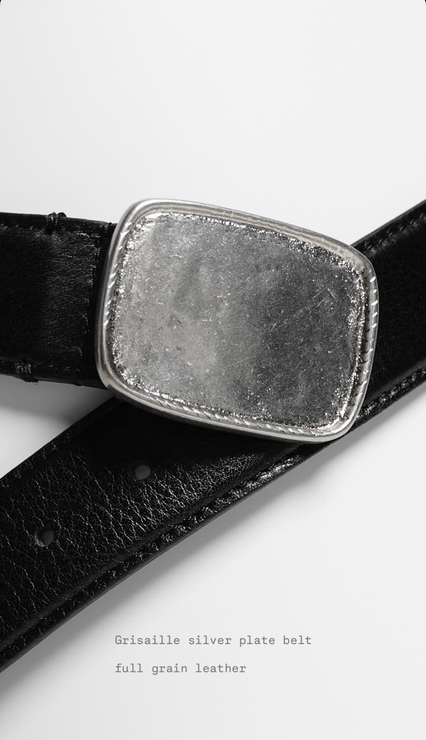 vujade grisaille silver bucklebelt 부자데벨트 상품이미지1