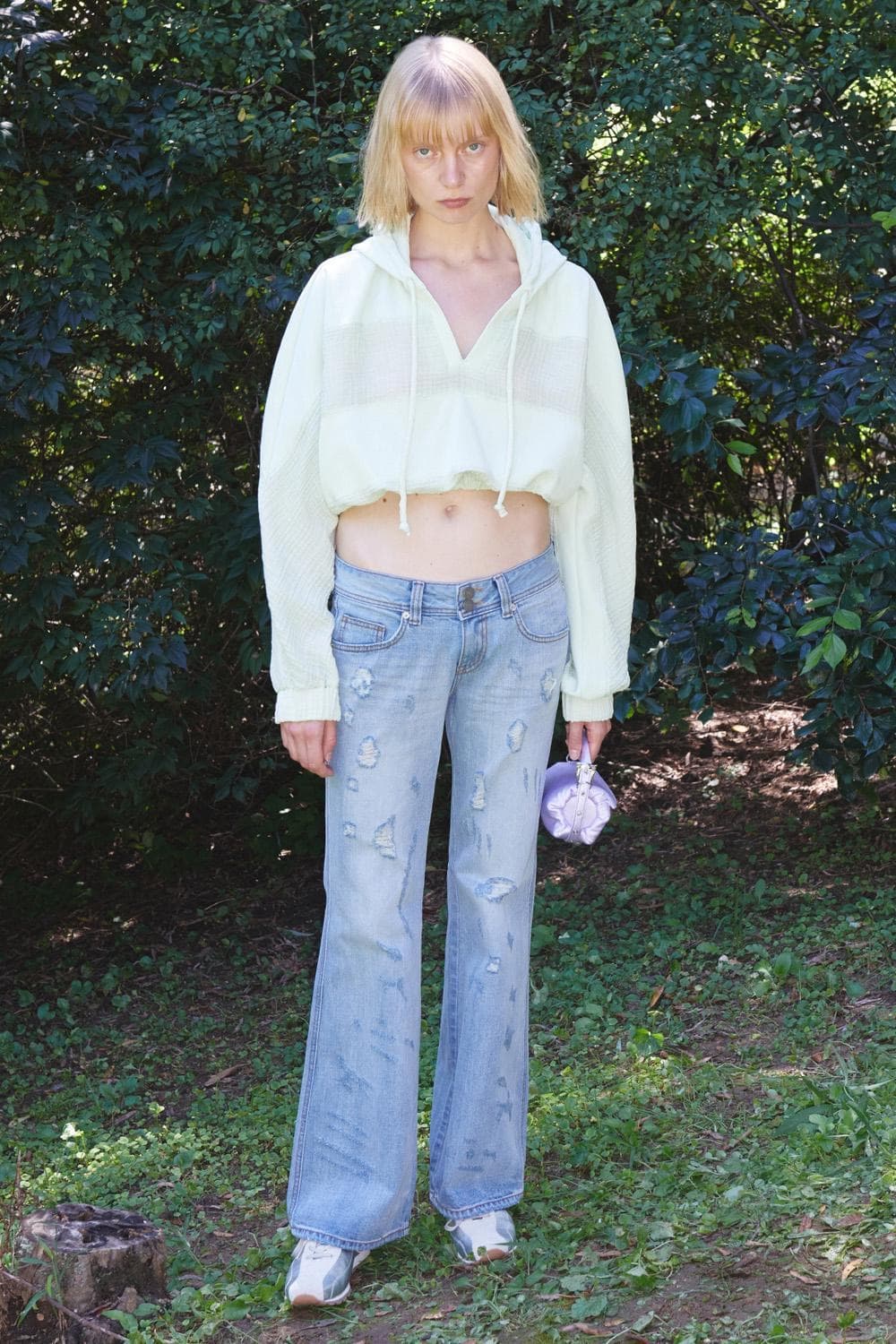 OPEN YY Damaged Bootscut Jeans_Blue 상품이미지2