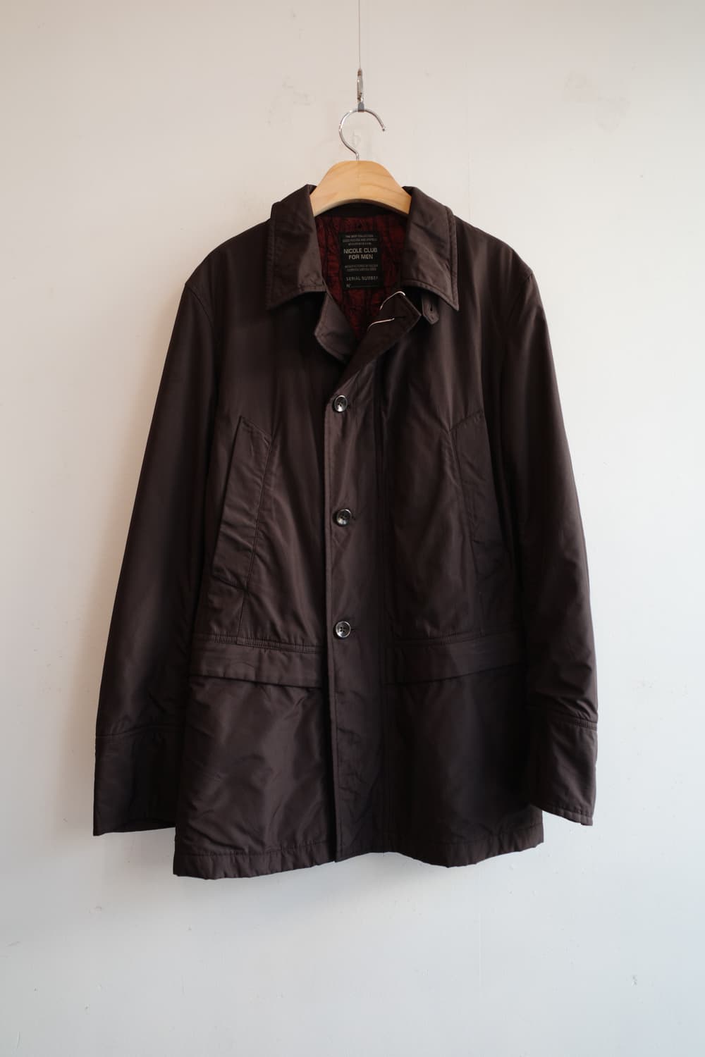 NICOLE CLUB FOR MAN 투웨이집업 스트링점퍼 상품이미지1