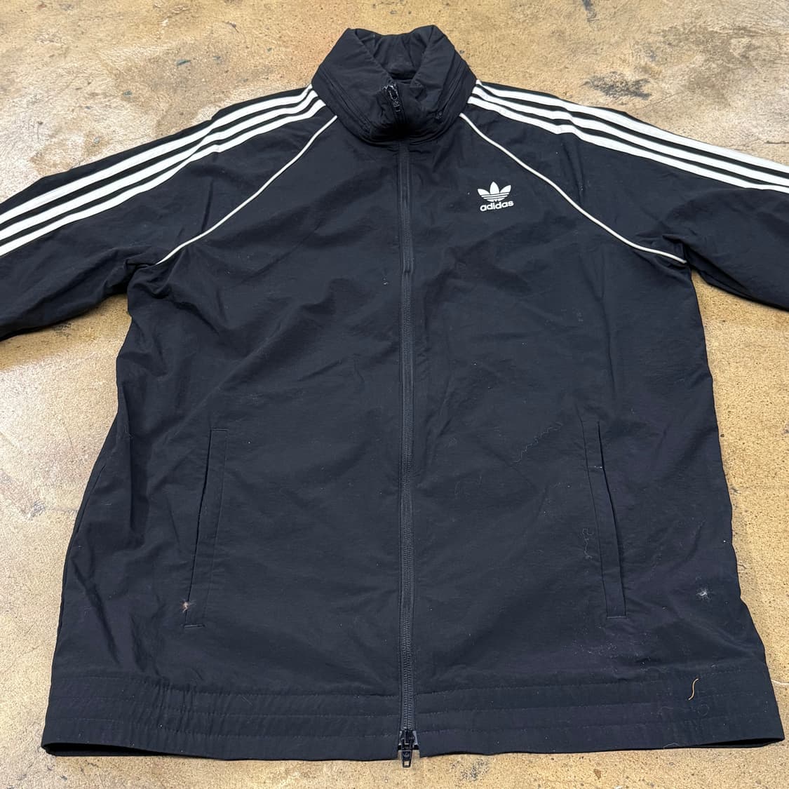 [정품/2XL] 아디다스 블랙 삼선 트랙탑 져지 b17 상품이미지3