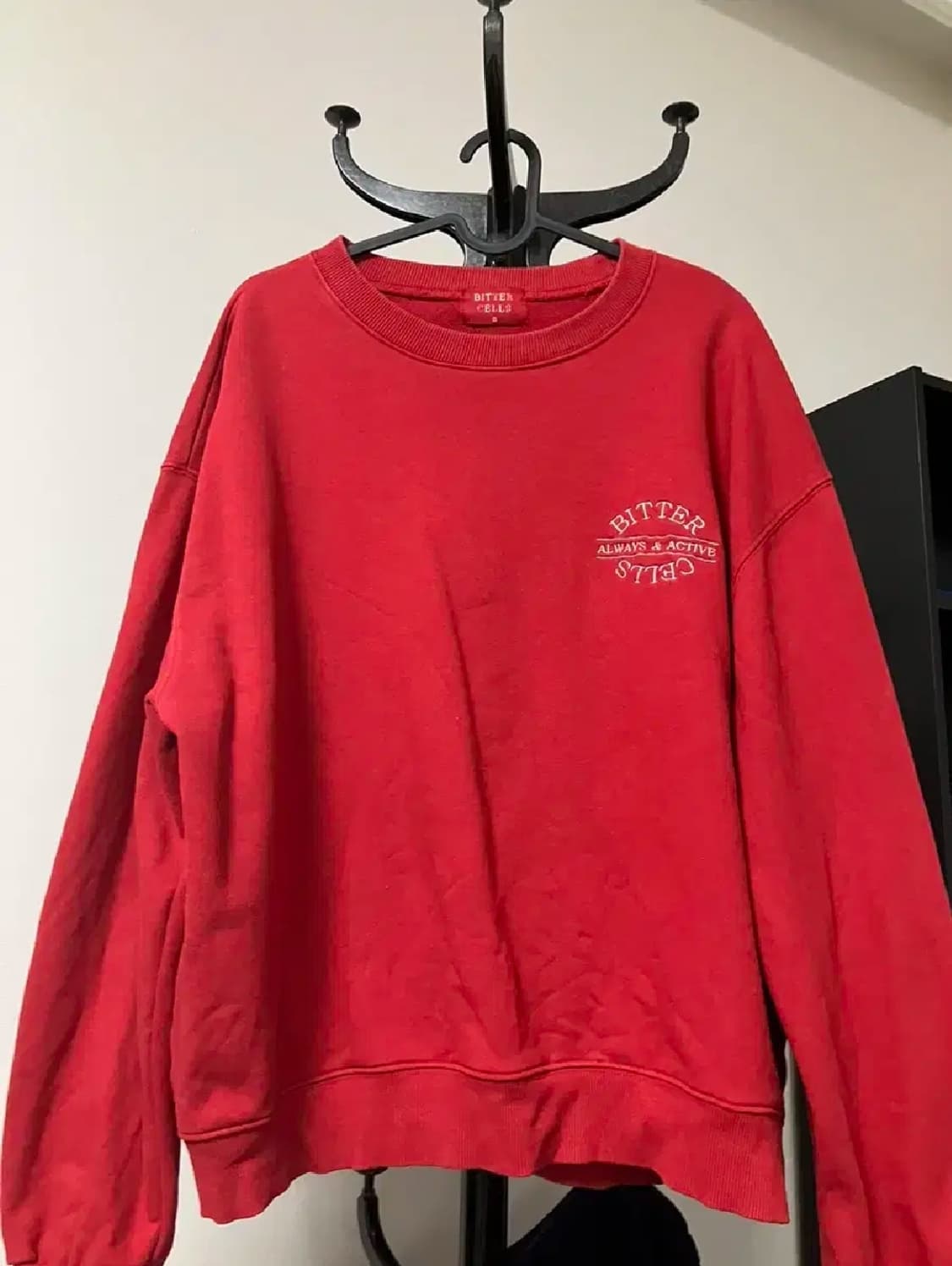 비터셀즈 레드 맨투맨 사이즈2 상품이미지1