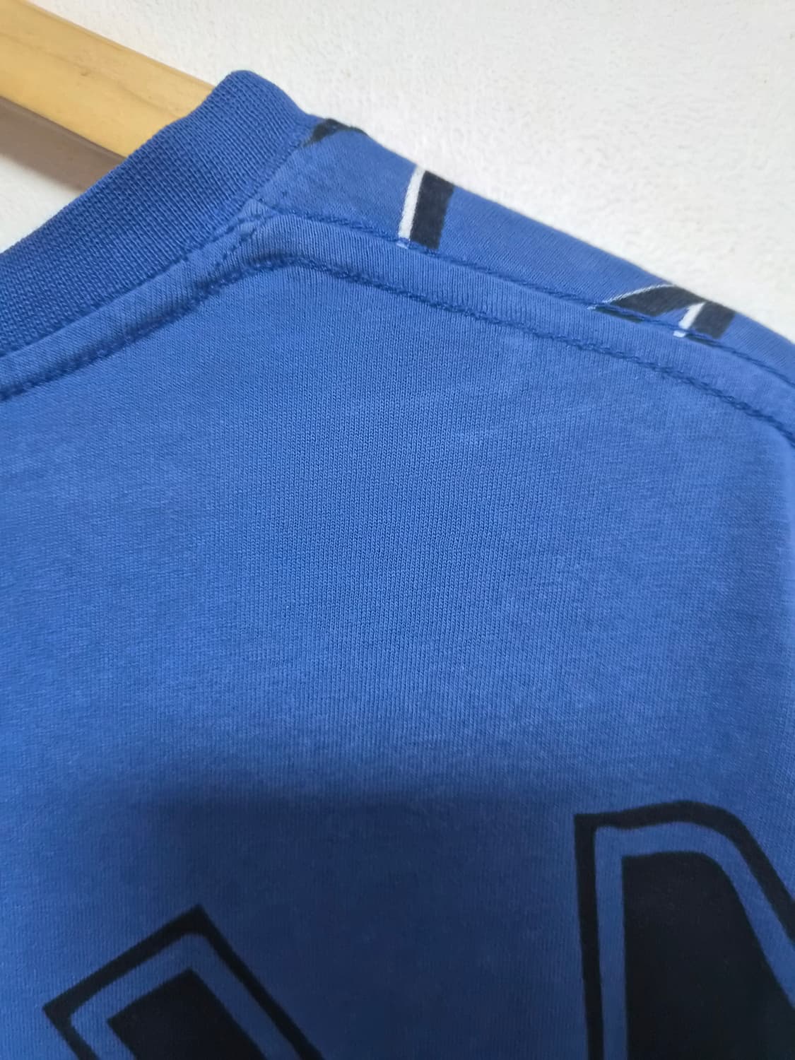 겐조Kenzo 풀 프린팅 블루 반팔티셔츠 L - T138 상품이미지7