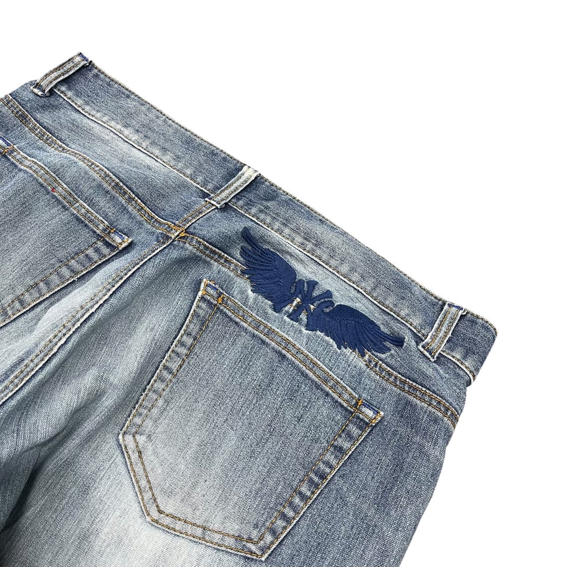 올드 MLB 뉴욕 양키스 윙로고 데님팬츠 상품이미지6