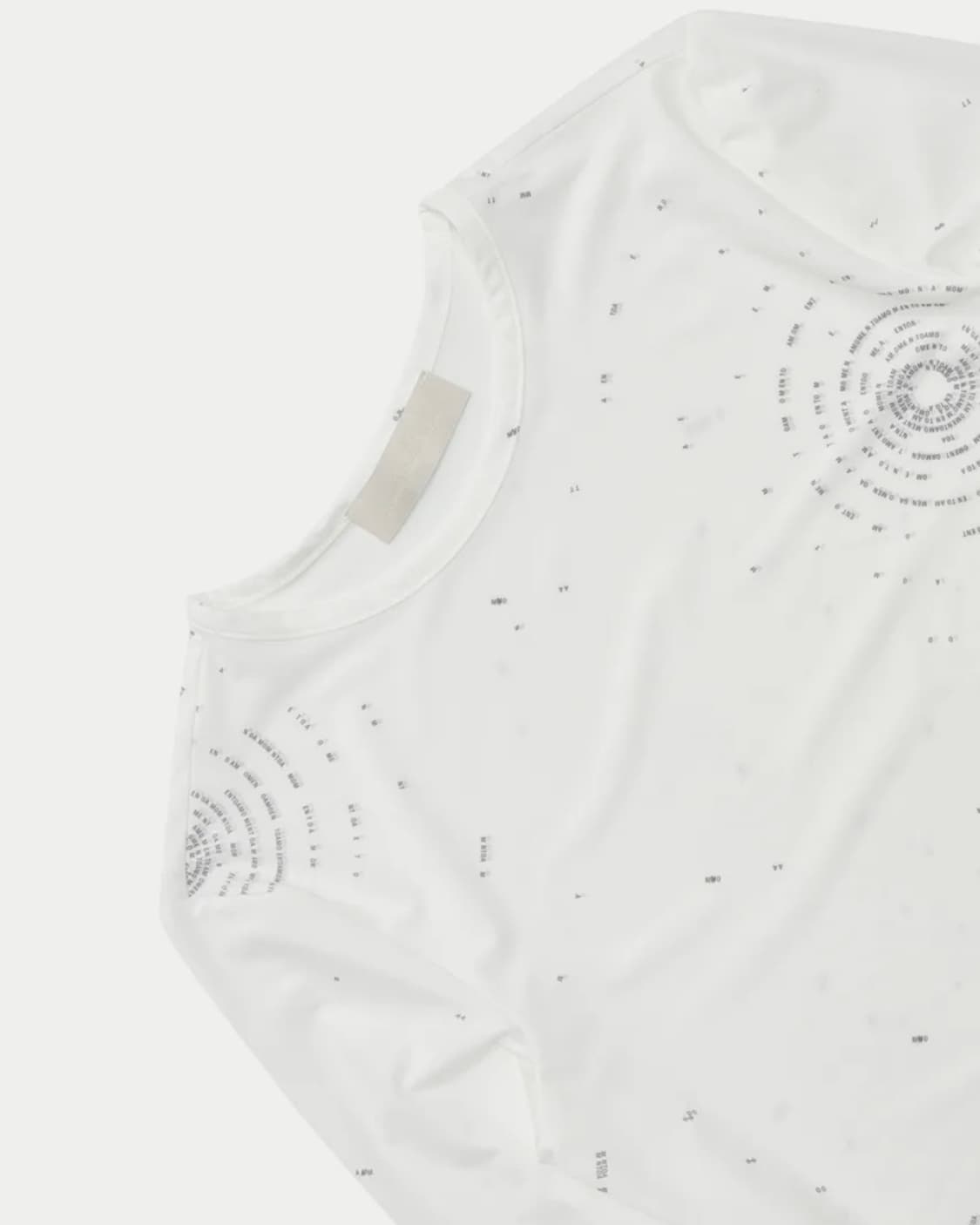 아모멘토 PRINTED ROUND LONG SLEEVE T-SHIRT_W 상품이미지5