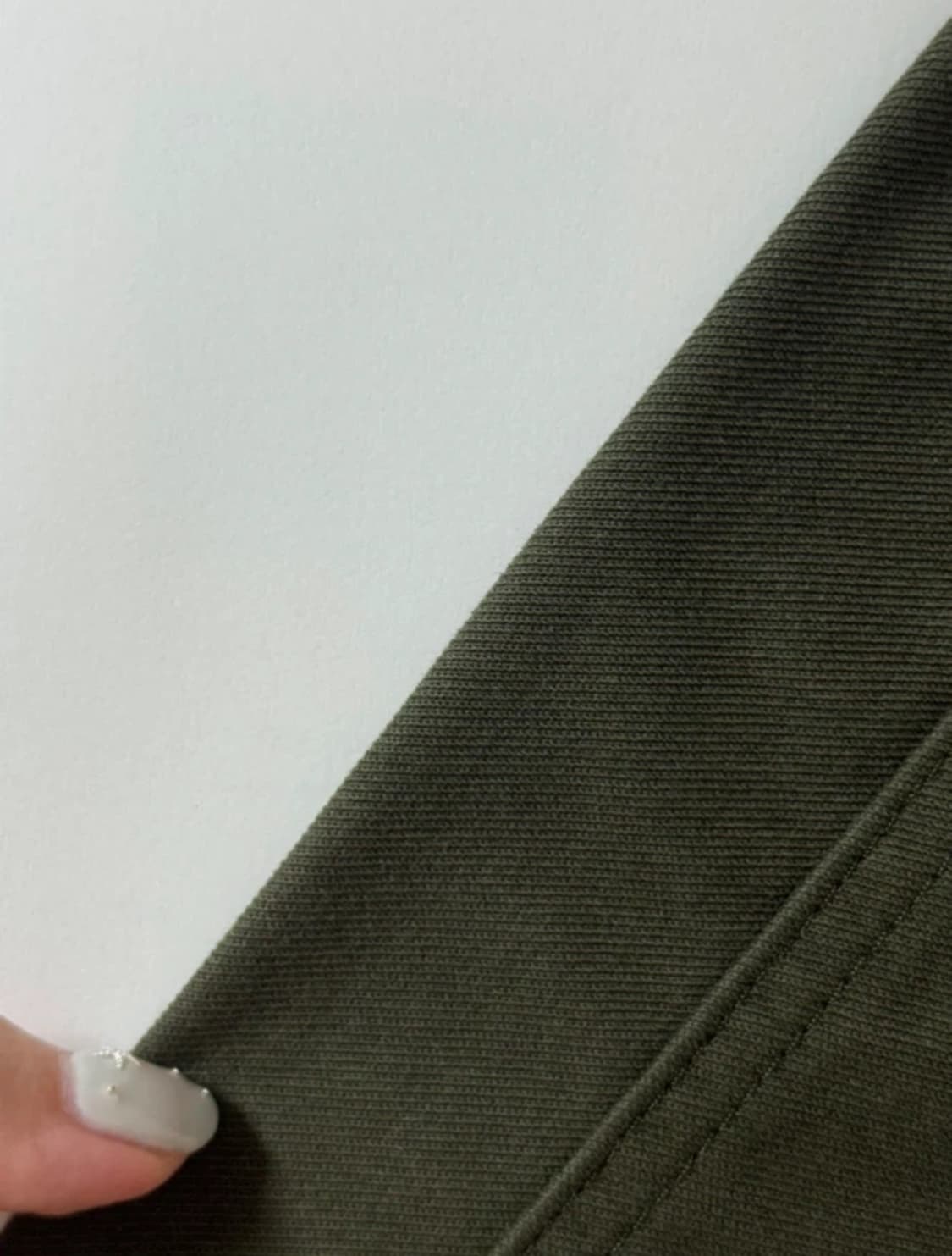 급처 유니클로 저지베렐레그팬츠 카키 와이드팬츠 상품이미지2