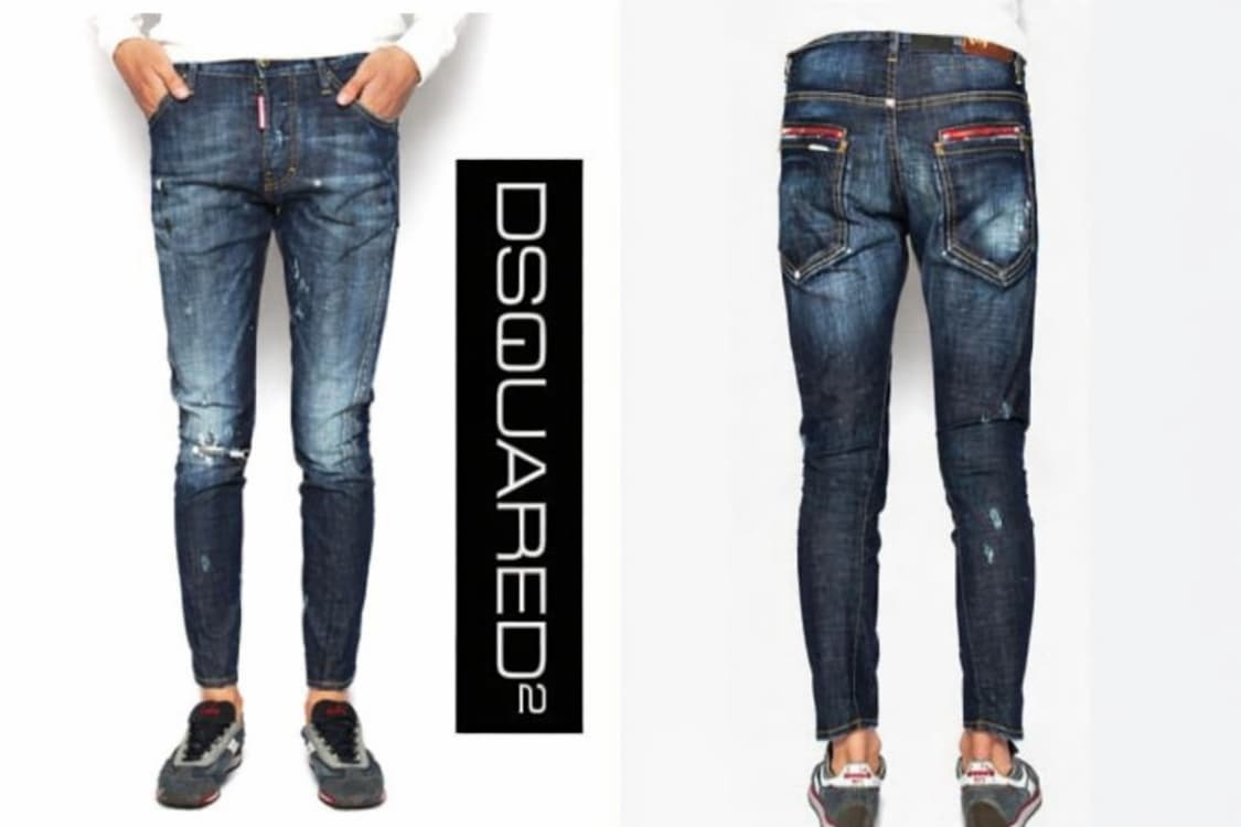 44)29인치  DSQUARED2 디스퀘어드 루키11 슬림핏 남성청바지 상품이미지1