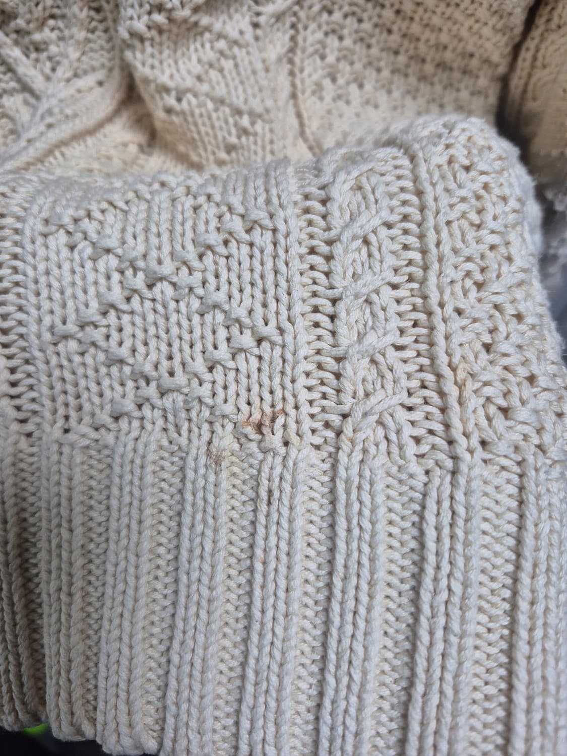 럭비 랄프로렌 아란 숄카라 스웨터 (RRL) 상품이미지5