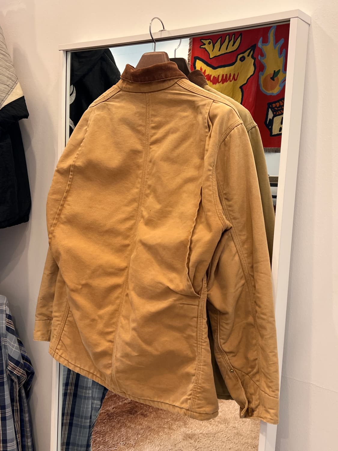 90s Carhartt 칼하트 덕 캔버스 초어 코트 (made USA) 상품이미지5