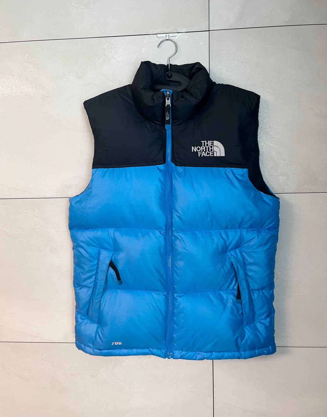 노스페이스 700 눕시 패딩 조끼 베스트 블루 [90] 상품이미지3