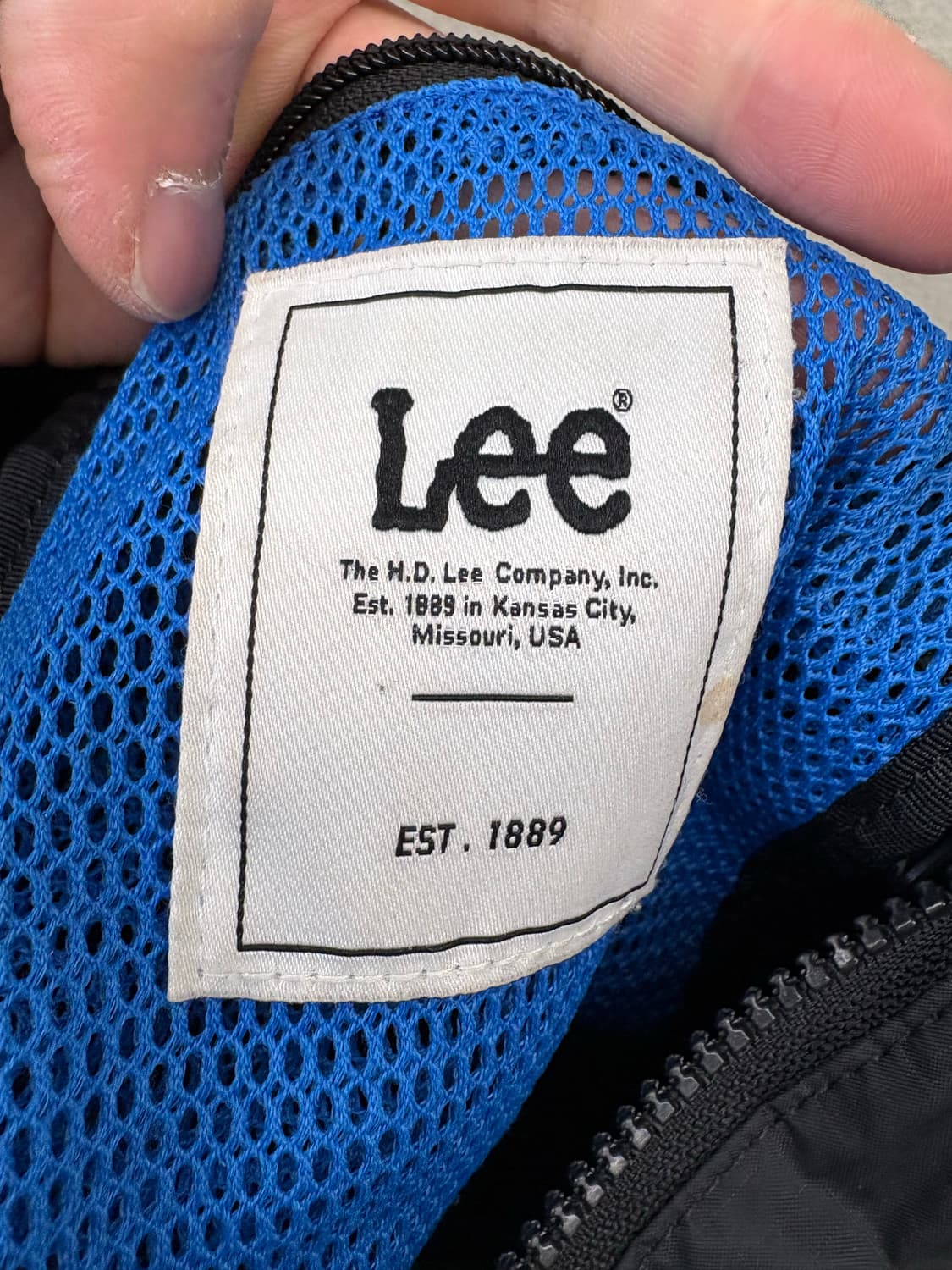 Lee 리 나일론 샤코슈 크로스백 블랙 상품이미지8