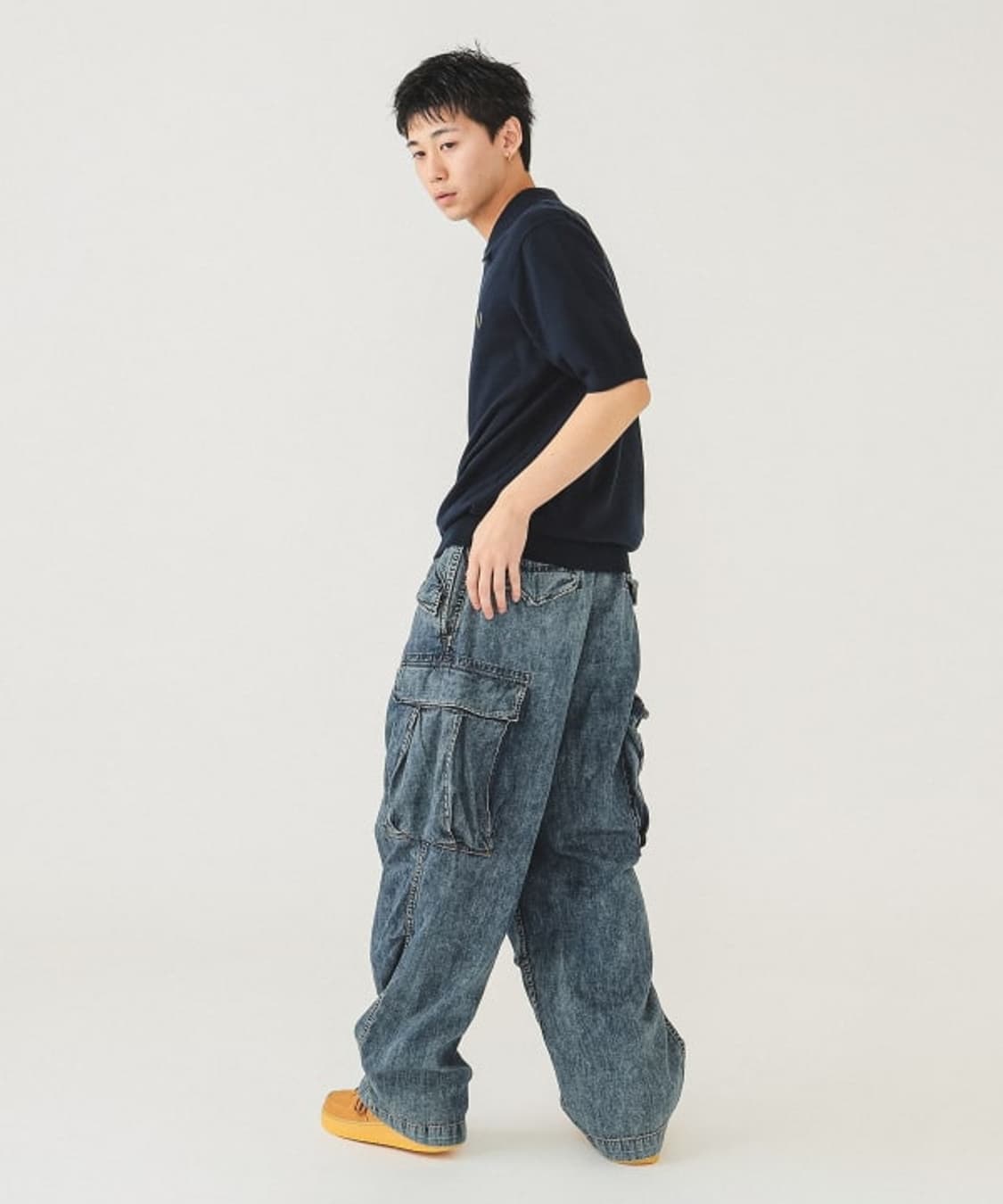 BEAMS Big 6 Pocket Denim Cargo Pants 상품이미지3
