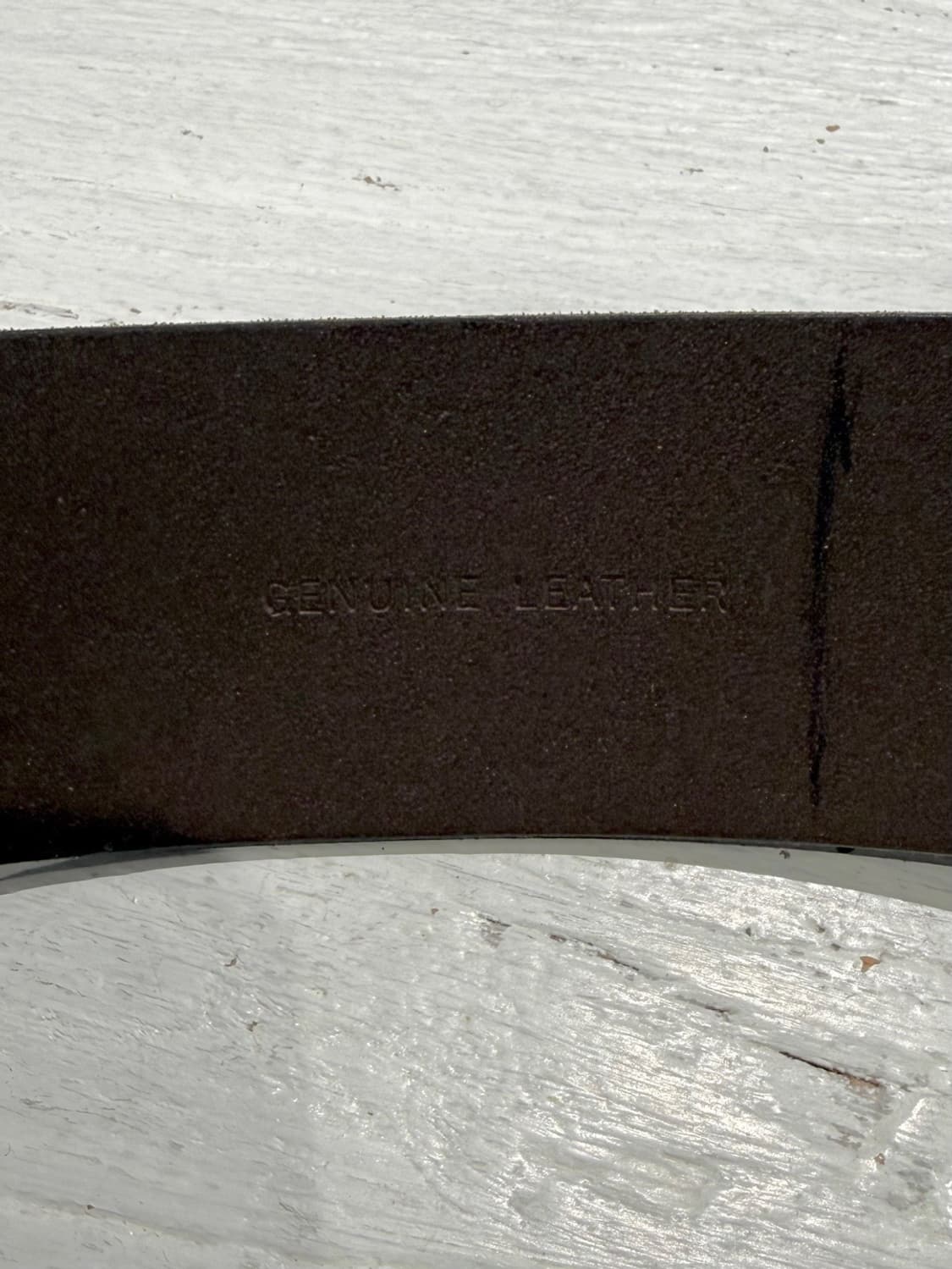 로렌 랄프로렌 골드 버클 브라운 레더 벨트 상품이미지9