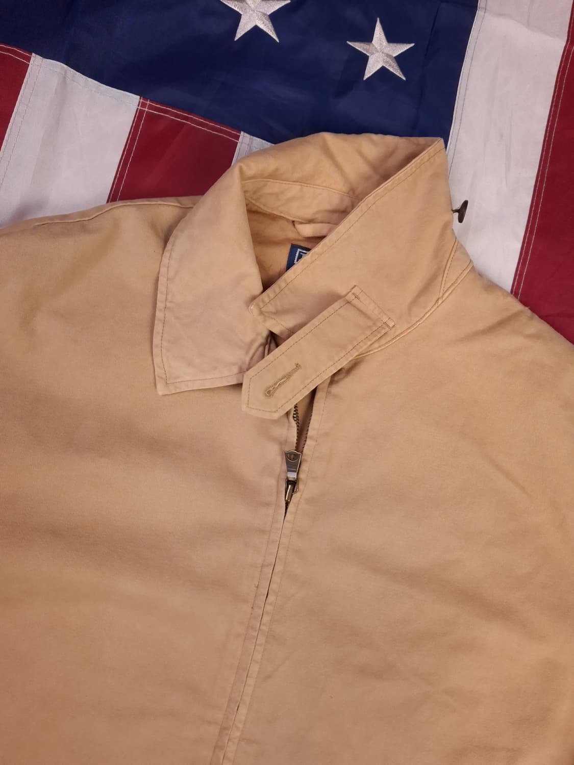 오리지날 80's 폴로 랄프로렌 클래식 베이지 헤링턴자켓 상품이미지2