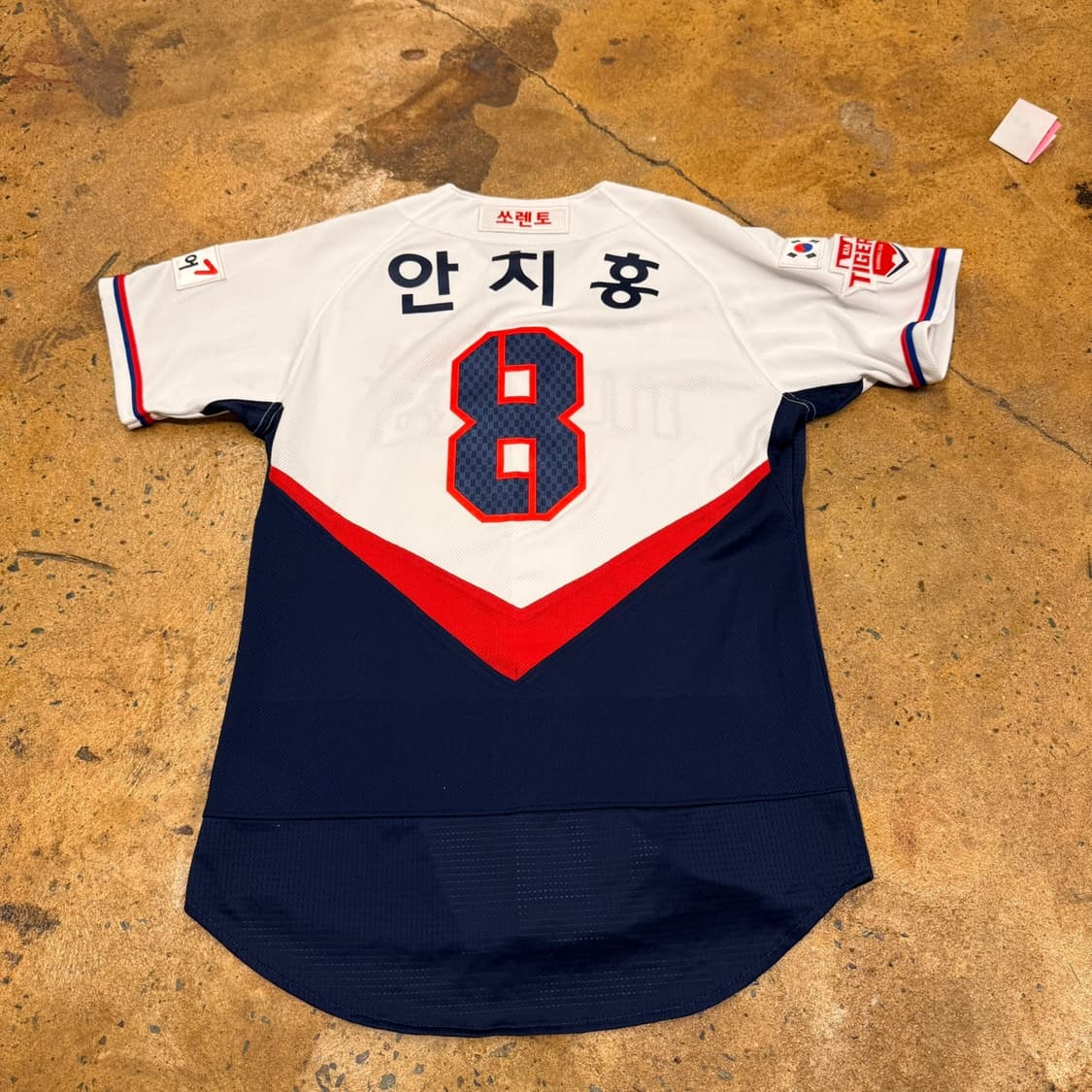 [ 90 ] 기아 타이거즈 8번 안치홍 반팔 유니폼 b14 상품이미지3