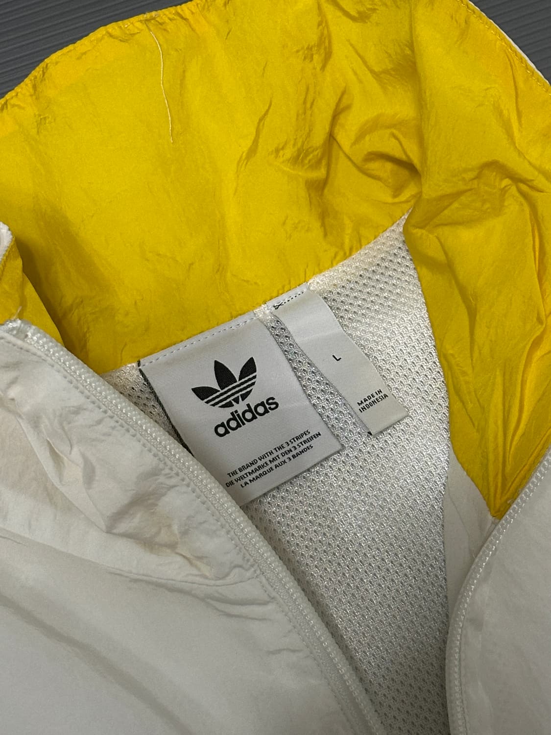 아디다스 오리지널 빅로고 반집업 바람막이 자켓 L 상품이미지4