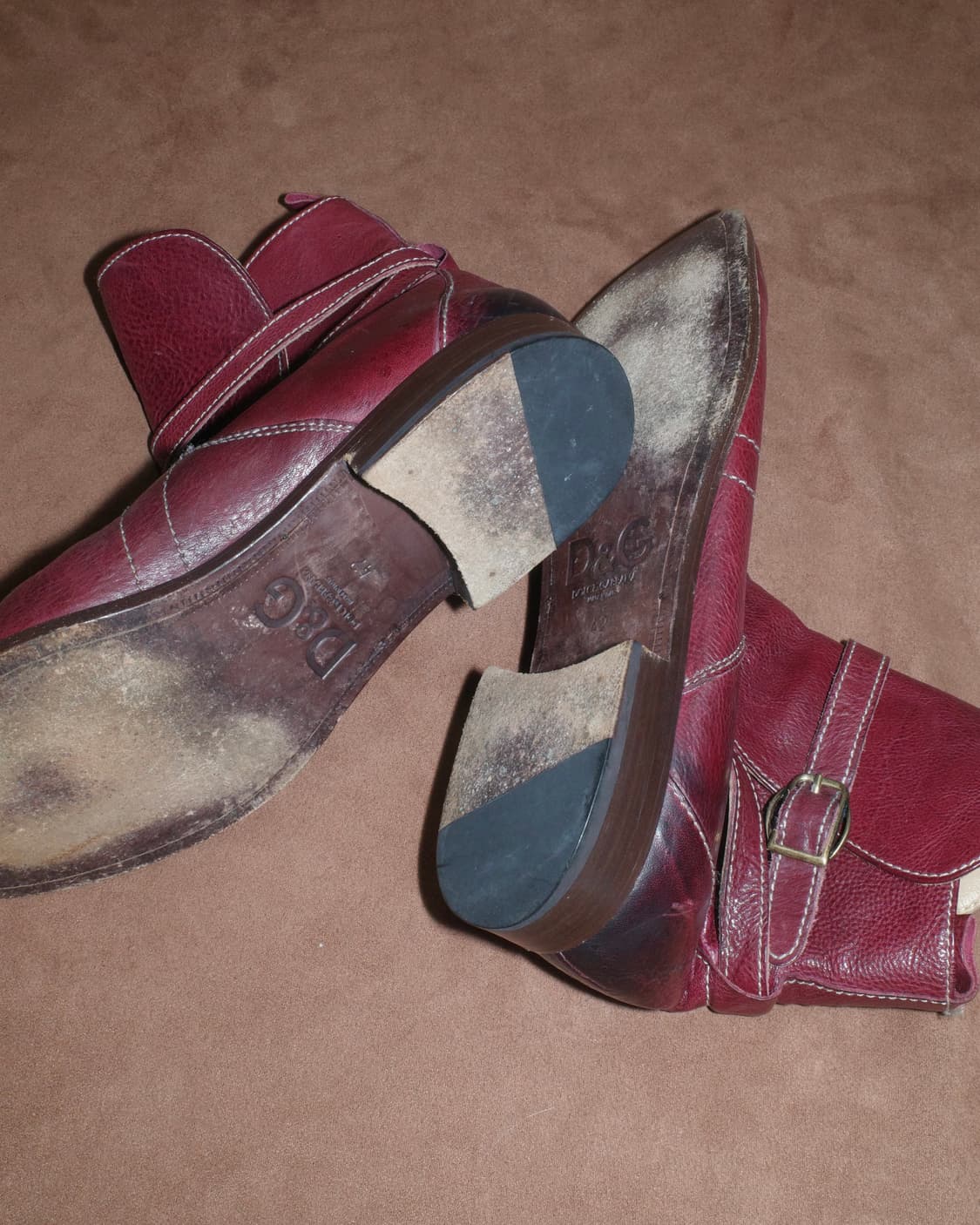 돌체앤가바나 레더 옴브레 부츠 상품이미지9