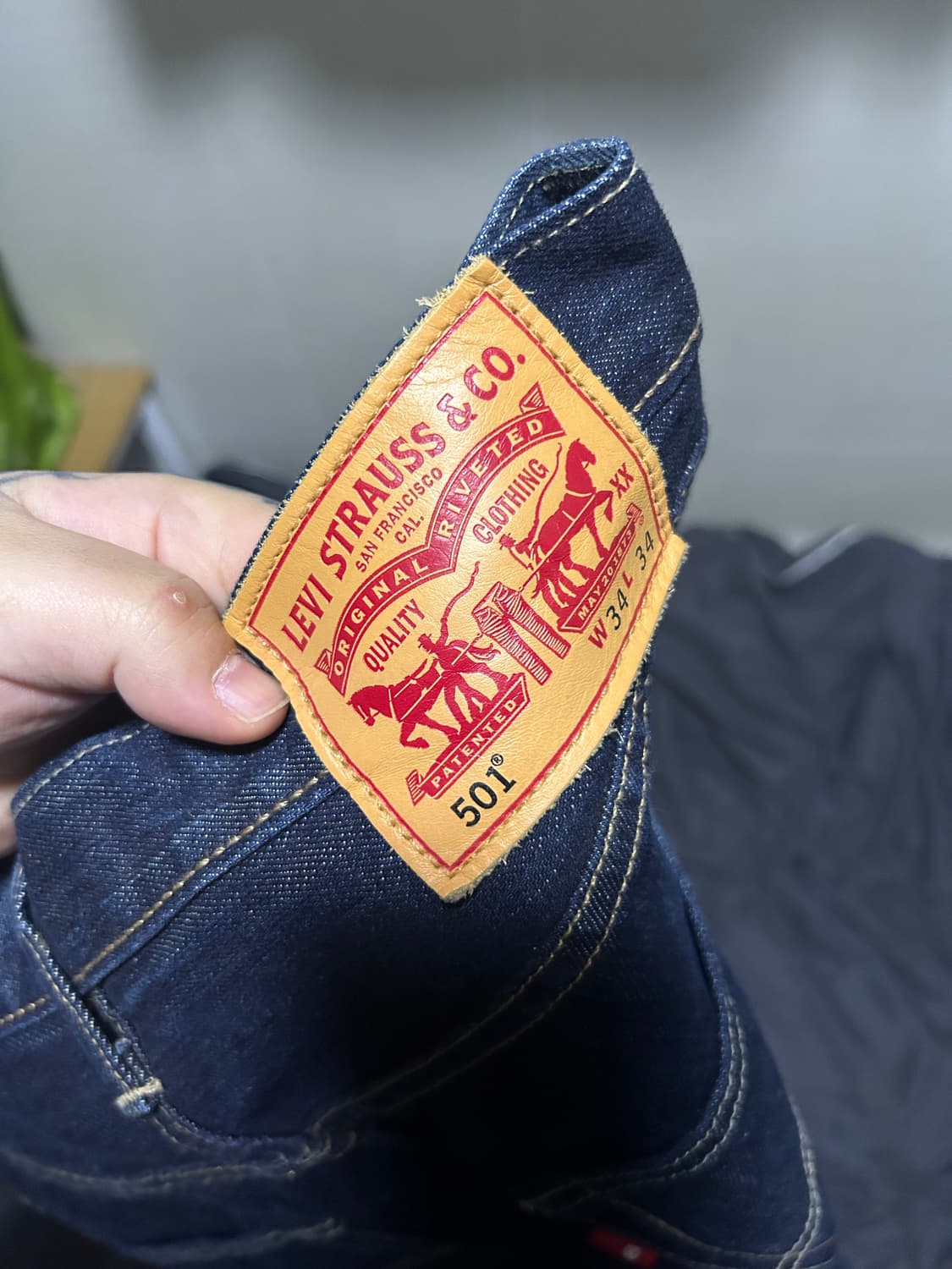 리바이스 501 W34L34 상품이미지3