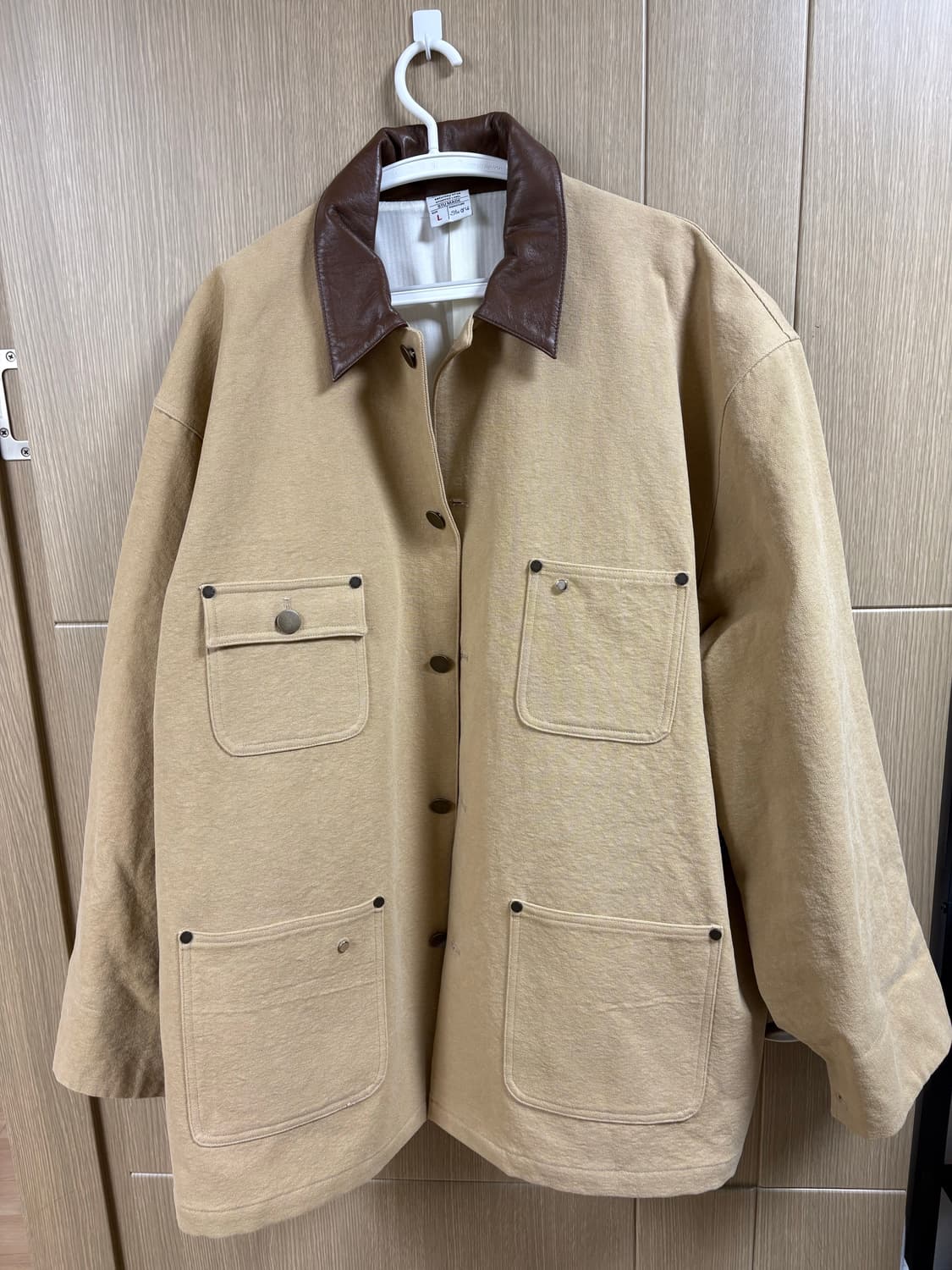 stu 레더 카라 워크자켓 상품이미지1