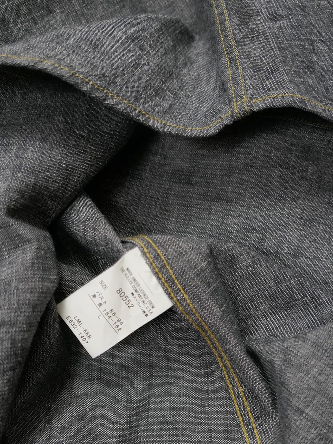 Lady Lee Riders denim shirt 상품이미지4