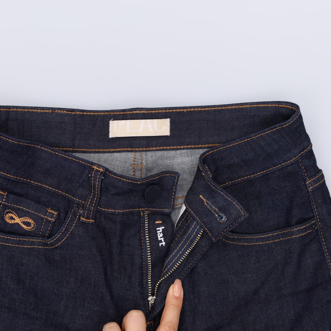 [26] 플랙 데님 진 청바지 팬츠 1222J 상품이미지3