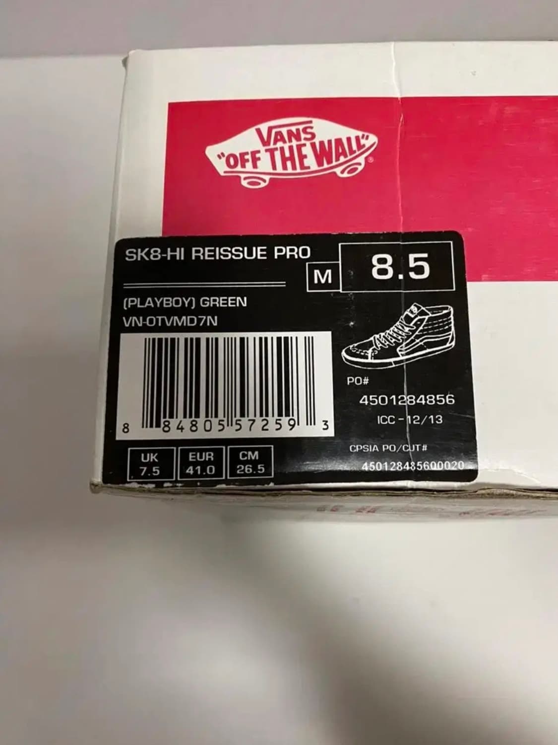 [265] 14SS 슈프림 Supreme 플레이보이 반스 Sk8-Hi 상품이미지6