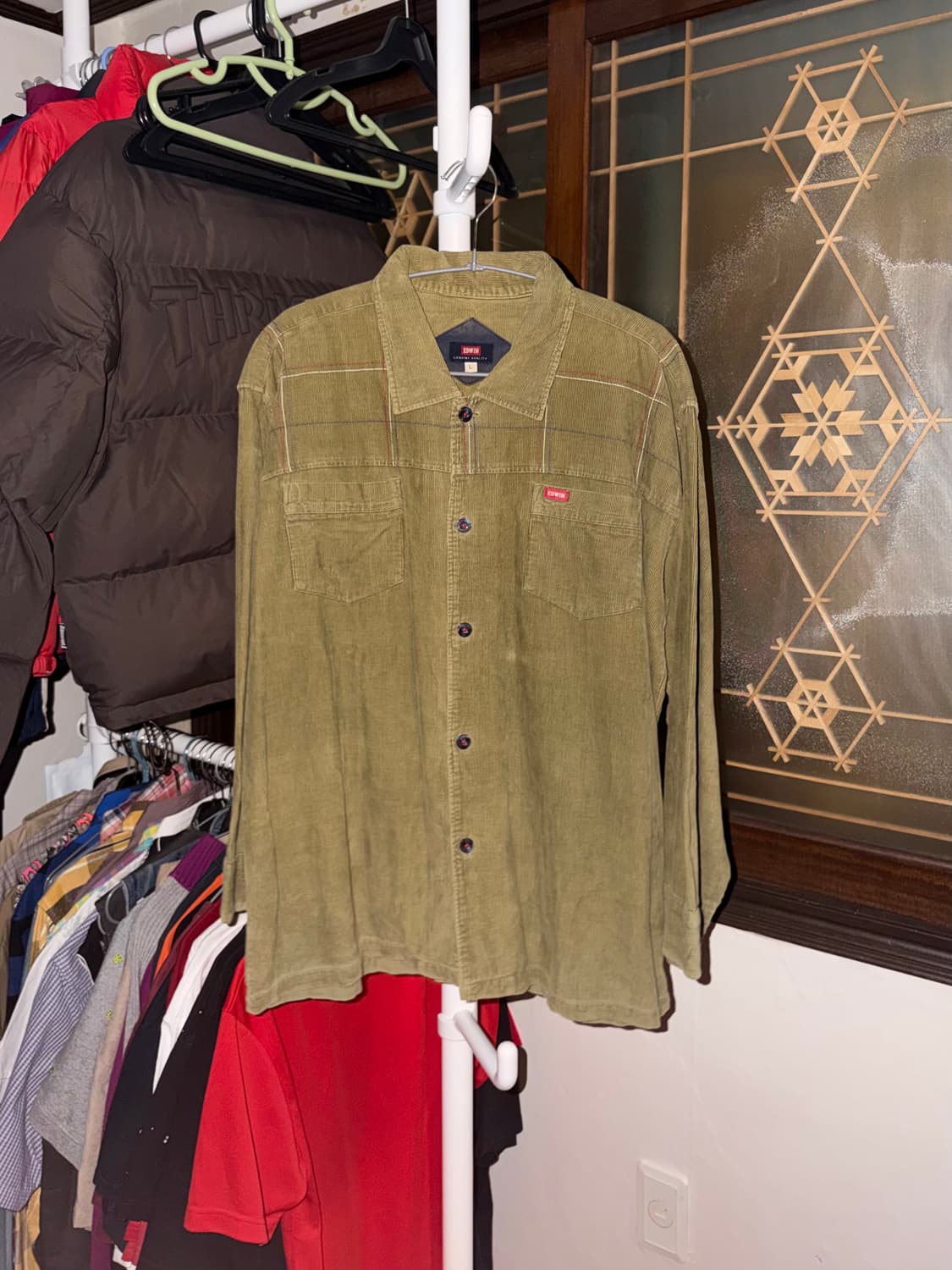 에드윈 재팬 코듀로이 골덴 셔츠 상품이미지1