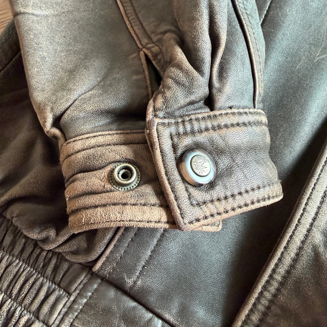 빈티지 레더 자켓 (L~XL) 상품이미지2