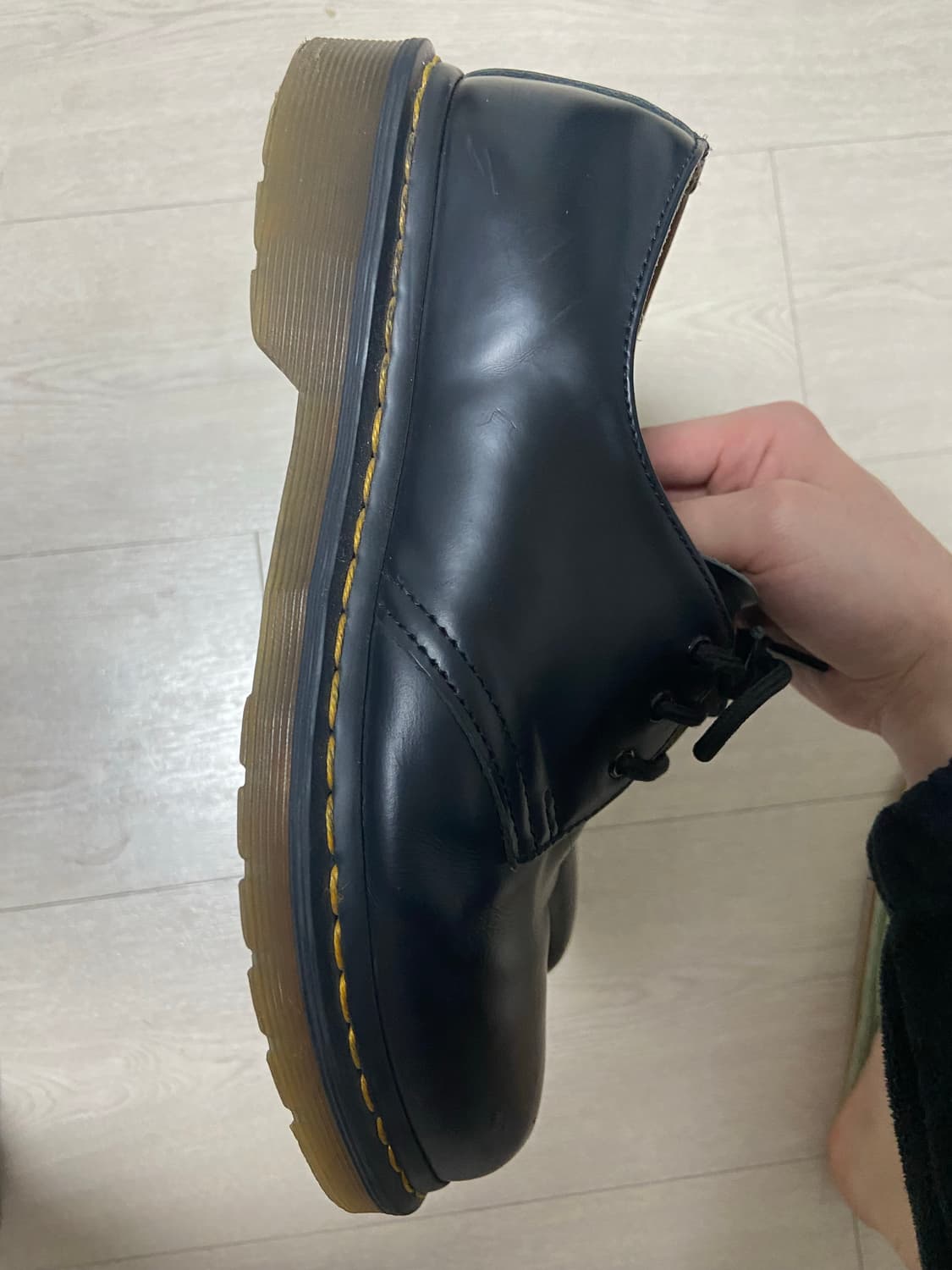 닥터마틴 1461 3홀 블랙 스무스 250 상품이미지2