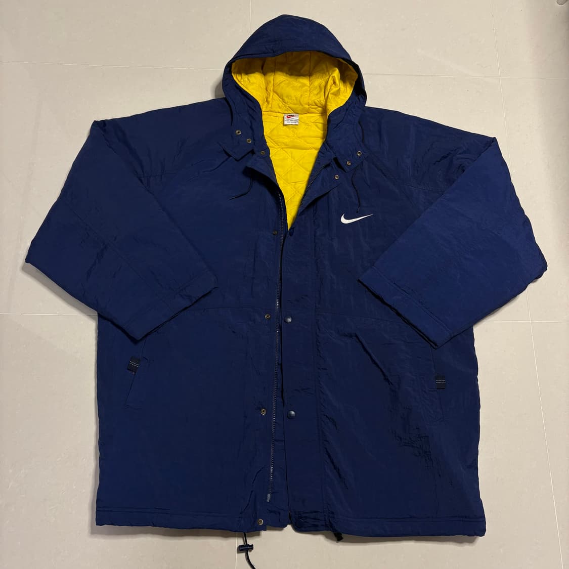 정품 나이키 JPN 90s 빅 스우시 올드스쿨 바람막이 자켓 돕바 상품이미지5