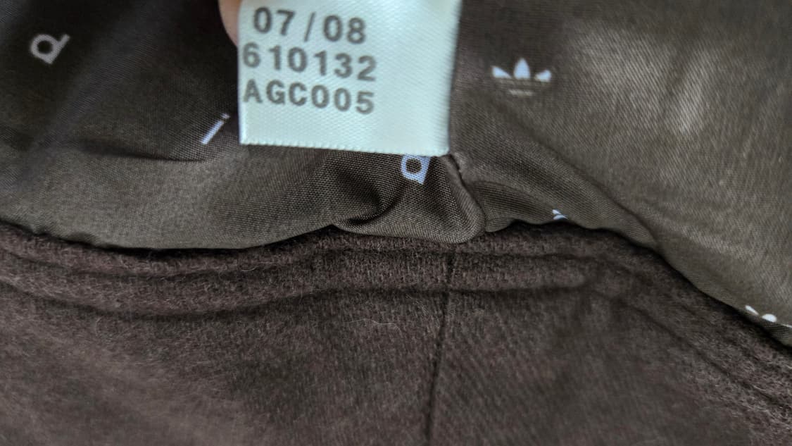 00s 아디다스 오리지널 브라운 울코트 상품이미지9