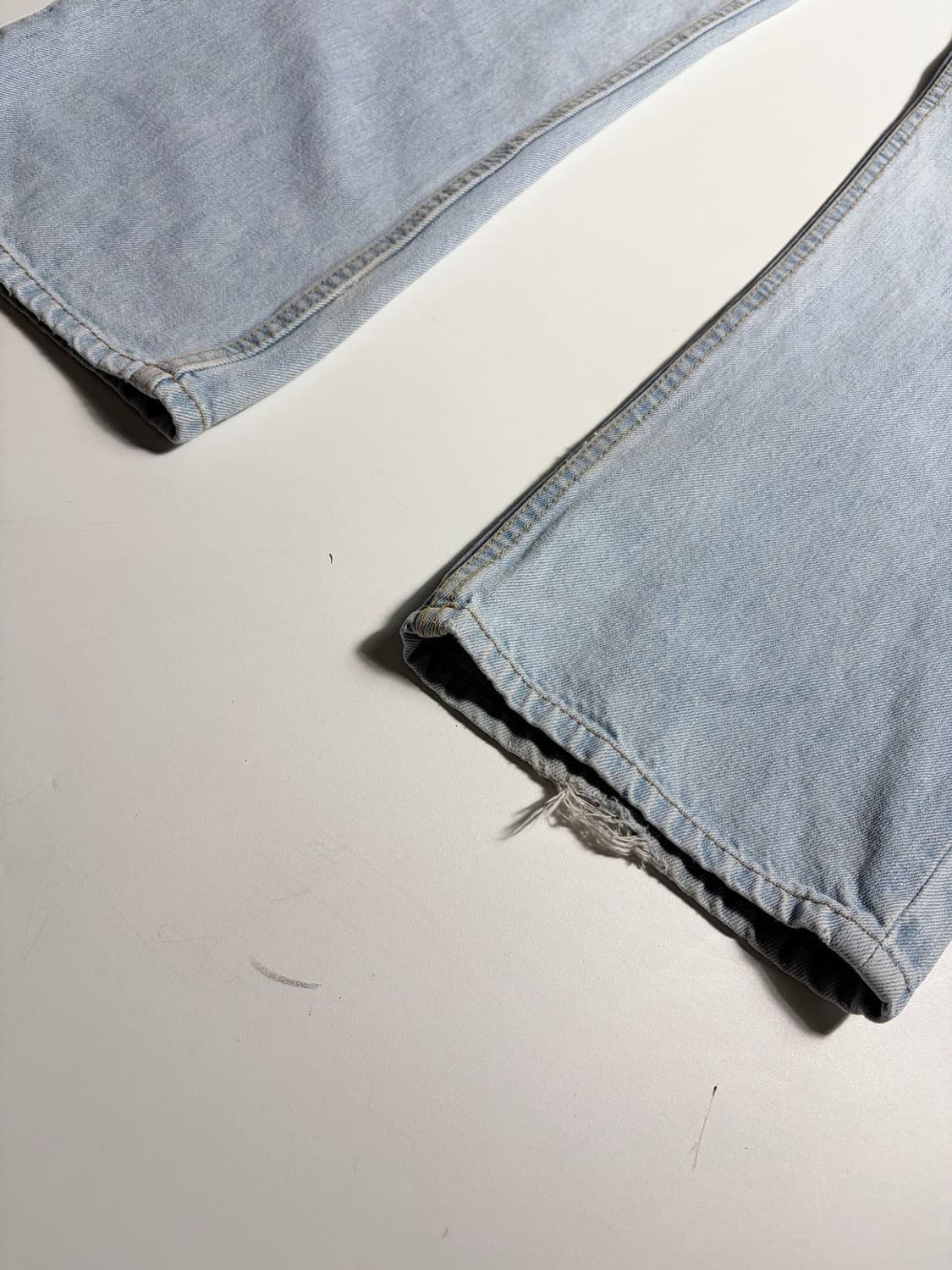 폴로 진스 컴퍼니 00's 빈티지 연청 버튼플라이 데님 팬츠 R2415 상품이미지4