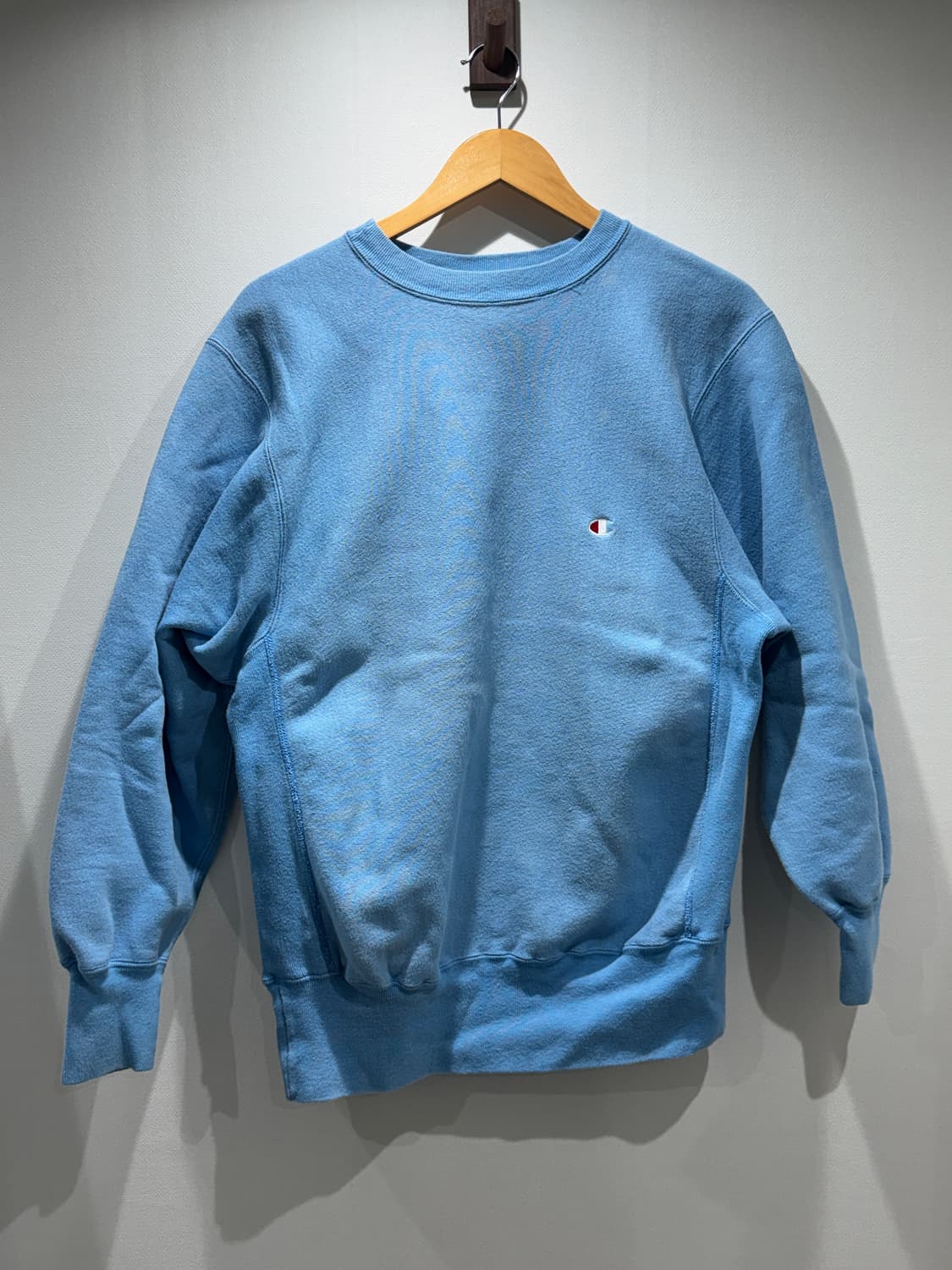 90s 챔피온 리버스위브 블루 스웻셔츠 상품이미지1