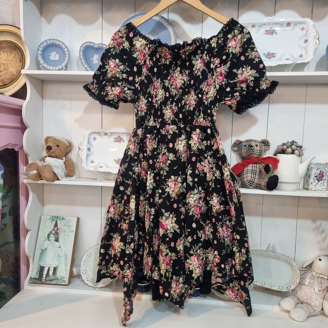 axes femme(액시즈팜) 플라워 레이스 언밸런스 원피스 상품이미지9