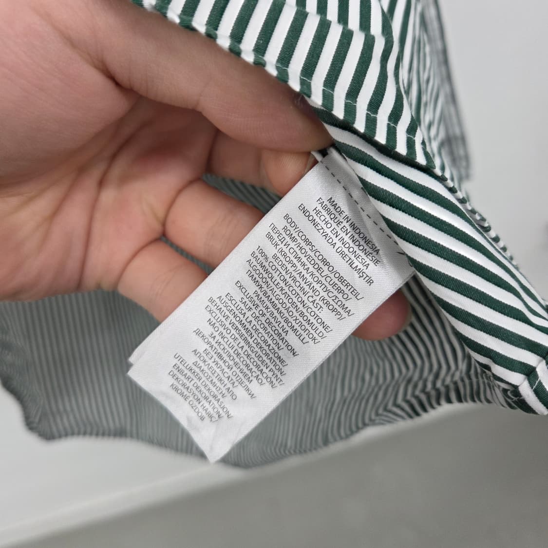 폴로 스트라이프 반팔 셔츠 남L 상품이미지5