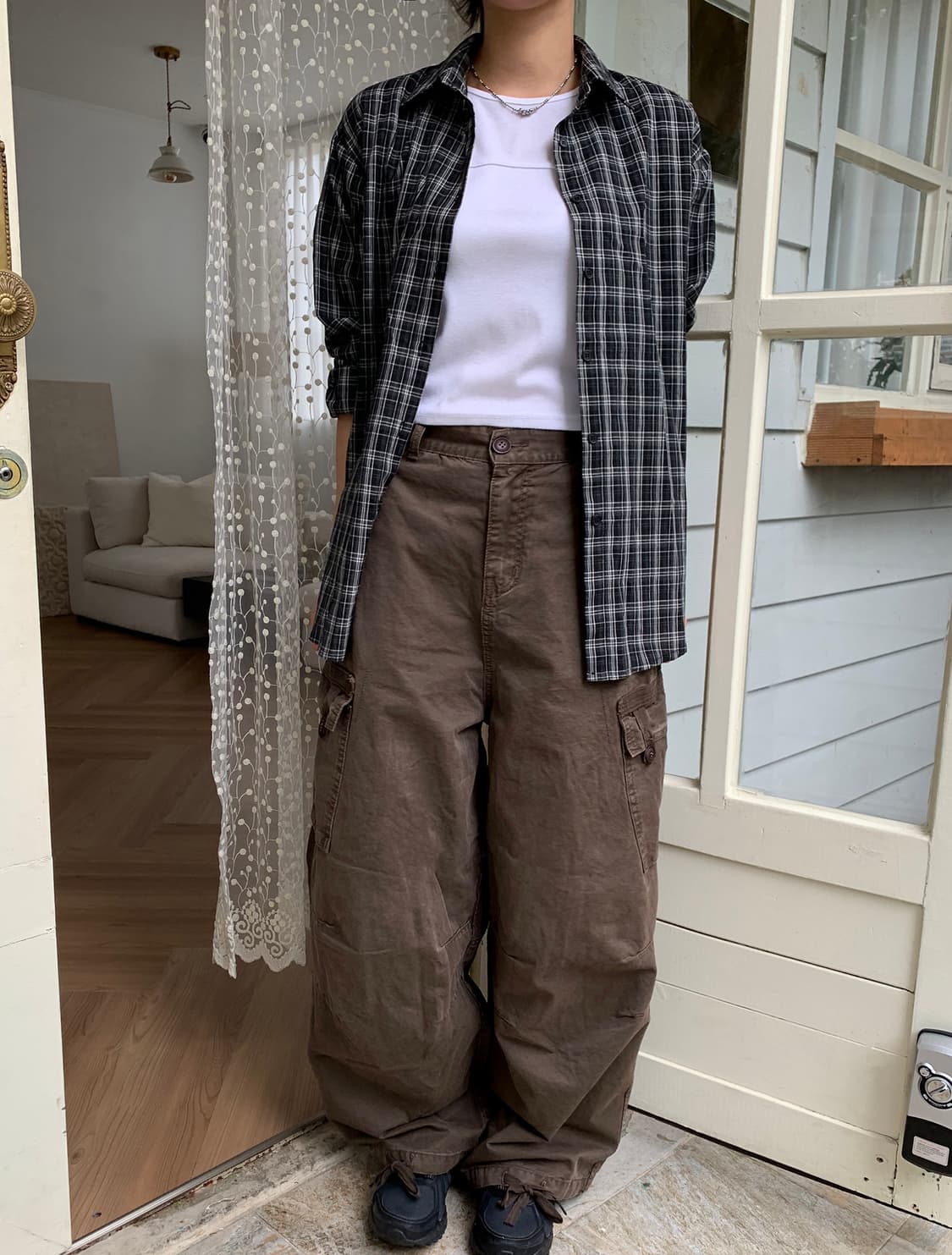 릿킴 브라운 카고 팬츠 상품이미지4