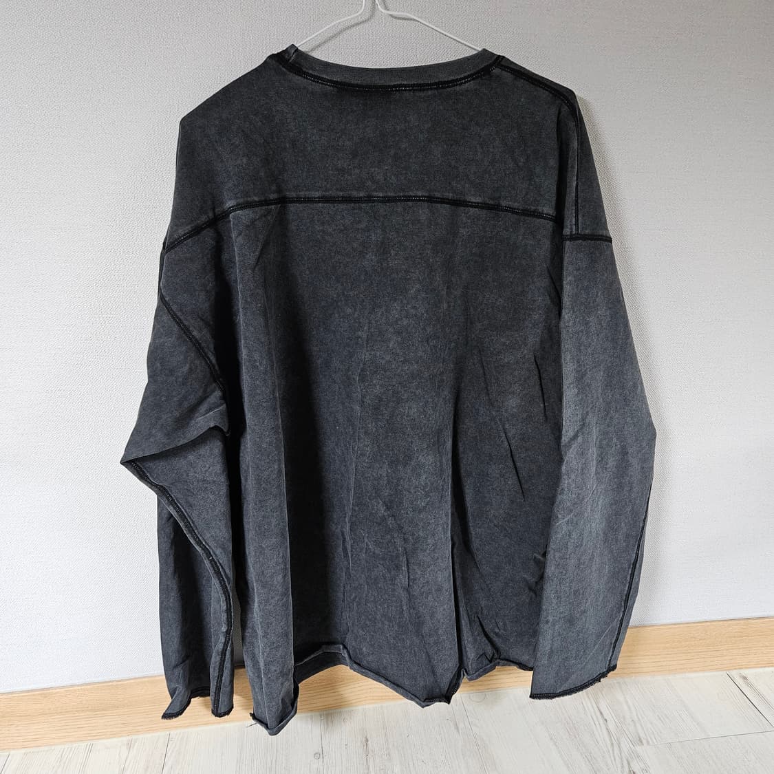 (L) 스투시 피그먼트 풋볼 롱슬리브 차콜 상품이미지4